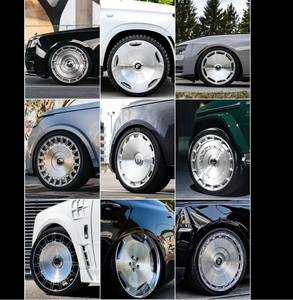 Nouvelles jantes forgées 18-24 pouces, jantes en alliage polies et brossées personnalisées de luxe, déport de 25 mm pour Mercedes Maybach pour L450/L460 - Product Image 1