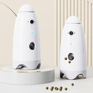 2023 nouveauté Wifi APP télécommande intelligente pour chien chat mangeoire <span class=keywords><strong>Rotation</strong></span> à <span class=keywords><strong>360</strong></span> degrés automatique chien distributeur de friandises avec caméra - Product Image 1