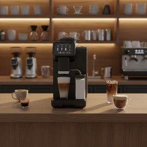 เครื่องชงกาแฟเอสเพรสโซอัจฉริยะแบบทำความสะอาดตัวเองได้ พร้อมระบบปิดอัตโนมัติสำหรับใช้ในโรงแรม คุณสมบัติทำความสะอาดตัวเองช่วยรักษาความสะอาดของเครื่อง - Product Image 6