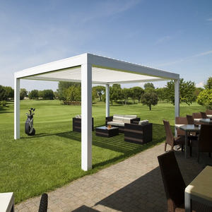 Pare-soleil de jardin en Aluminium manuel, ombrage de soleil, de <span class=keywords><strong>terrasse</strong></span>, tabliers à manger, Pergola - Product Image 2