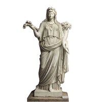 Décoration de jardin personnalisée grande pierre marbre ange Art Statue Sculpture