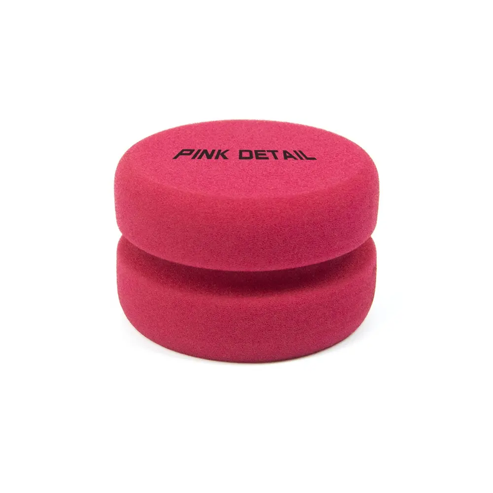 Pinkdetail Ufo Dubbelzijdige Auto Wax Applicator Auto Detaillering Waxen & Polijsten Foam Pad Applicator