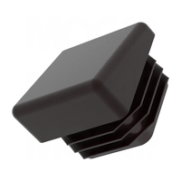 Embouts de pieds de chaise inclinés moulés par injection de 3/4 pouce, en acier, pour meubles, embouts de protection