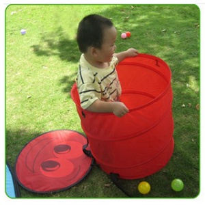 Tente de jeu pliable <span class=keywords><strong>pour</strong></span> enfants en forme de coccinelle avec tunnel en <span class=keywords><strong>filet</strong></span> - Product Image 5