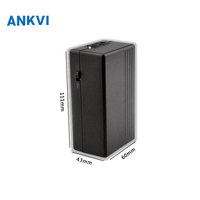 UPS1202A 12V 2A Mini UPS Cadangan Baterai 14.8Wh DC Pass-Through Tanpa Gangguan untuk Kamera NVR IP