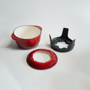 Offre Spéciale : Ensemble de 11 Pièces Mini Fondeuse en <span class=keywords><strong>Fonte</strong></span> Émaillée avec 6 Fourchettes, Couleur Personnalisable, pour Chocolat et Utilisation en Cuisine - Product Image 3