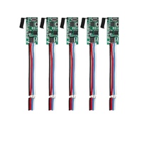 QIACHIP universel sans fil 433 Mhz DC 3.6V-24V commutateur de télécommande 433 Mhz 1 CH RF relais récepteur contrôleur de lumière LED Kit de bricolage