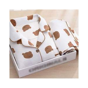 Conjunto de pijama de satén OEM <span class=keywords><strong>Trendyol</strong></span>, ropa de dormir holgada y cómoda para mujer para las estaciones de primavera y otoño - Product Image 1