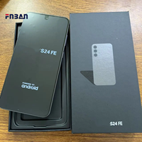 Fnban Vente en gros de smartphones d'occasion originaux pour Samsung Galaxy S24fe 5g, téléphones mobiles d'occasion S24 S24 ultra S23 ultra S23