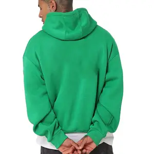 100% Cotton Custom Heavyweight Men Hoodies French Terry Streetwear Pullover Hoodie For Manufacturer