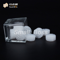 Média filtrant biologique MBBR PE38 HDPE, support de média biologique, prix attractif, K1 K3 K5 MBBR pour les stations d'épuration des eaux usées