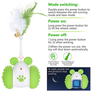 Juguetes Láser Interactivos Inteligentes para Gatos al por Mayor OEM, Movimiento Irregular, Velocidad Ajustable, Estimula el Instinto de Caza para Gatos - Product Image 6