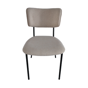Chaise de salle à manger robuste avec structure métallique et siège rembourré Confort fiable pour la maison, le café ou le <span class=keywords><strong>restaurant</strong></span> - Product Image 1