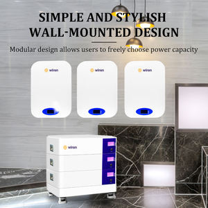 Batterie rechargeable LiFePO4 empilable Wiren ME-5K 51,2V 100Ah 5,12KWh, système de stockage d'énergie solaire domestique, CAN 6000+ cycles, IP54 - Product Image 5