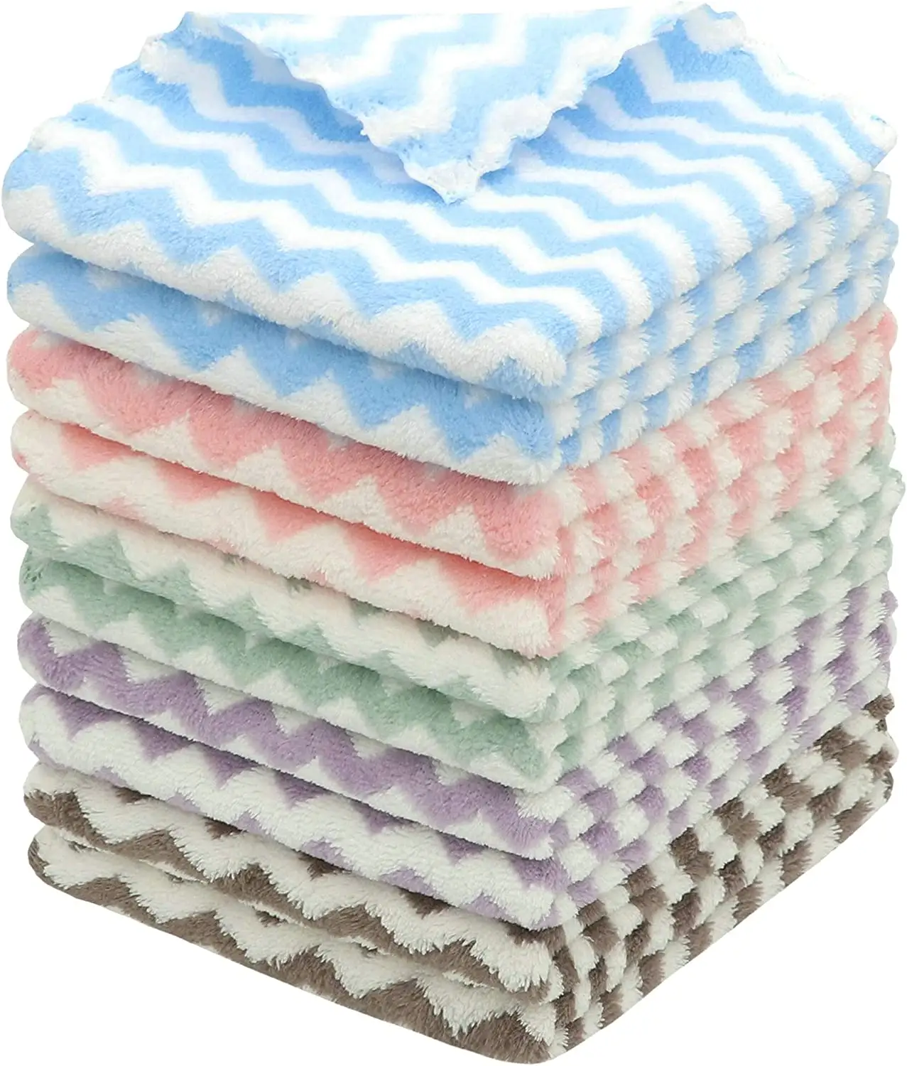 Custom logo Coral fleece Microfiber Cleaning Cloth Super absorbent Glass Kitchen Dish Towels Micro Fibre Towel Microfiber Towel
