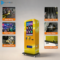 Máquina Expendedora de Artículos Pequeños, Independiente, con Pantalla Táctil, Multifuncional, Dispensador de Cosméticos y Bebidas, Máquinas Expendedoras Compactas con Sistema de Tarjetas