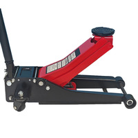 Cric de levage hydraulique robuste pour voiture, 3 tonnes, profil bas, double pompe