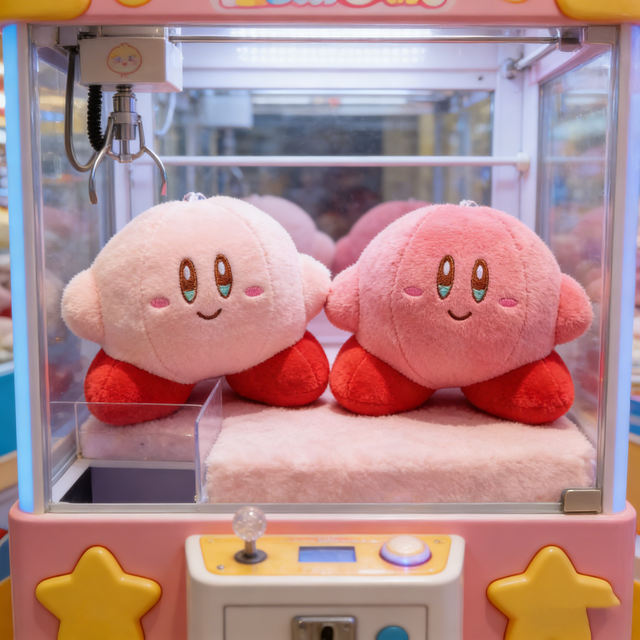 In Stock Anime Kirby Plush Toys 8inch Stuffed Animals Toys Cartoon Anime Kid Toys for Claw Machine Shop