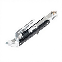 Béquille universelle réglable pour moto, support latéral en alliage d'aluminium, béquille de stationnement pour moto