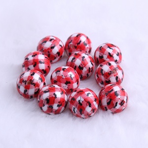 Branelli delle formiche della stampa della perla opaca acrilica di nuova moda 20mm 100pcs su ordinazione all'ingrosso - Product Image 2