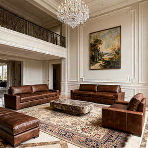 Five-star Hotel Lobby Sofa Set-Modern Design for Mall Office Apartment & Villa Living Rooms-Luxury Commercial Sofa Bed - Product Image 3