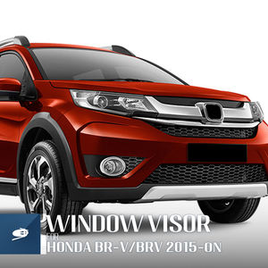 แผ่นบังแดดข้างประตูรถยนต์ MOSUN สำหรับ HONDA BR-V <span class=keywords><strong>BRV</strong></span> ปี 2015-2021 ช่วยระบายอากาศ กันฝน กันลม - Product Image 6