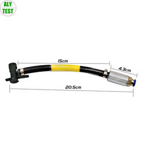 Pour <span class=keywords><strong>Bosch</strong></span> Piezo Diesel injecteur retour d'huile clapet anti-retour 20 bars soupape de suralimentation avec Tube connexion rapide outil de réparation de Joint - Product Image 2