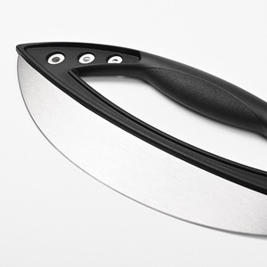 Couteau à pizza en acier inoxydable, couteau à découper la pizza semi-circulaire, couteau à vanille, grand couteau à trancher multifonctionnel, outil <span class=keywords><strong>de</strong></span> pâtisserie - Product Image 4
