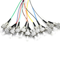 Cavo in Fibra Ottica Preassemblato FC 12 Colori SM Monomodale Personalizzato 0.9mm FTTH LSZH per Interni Telecomunicazioni G652D G657A1