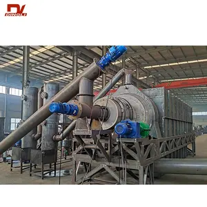 Industrial Coffee Grounds Coconut Husk Carbonization Furnace Biomass Pyrolysis Machines With Low Price