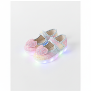 Chaussures coréennes OZKIZ confortables à enfiler pour filles de 2 à 6 ans, avec empeigne scintillante, idéales printemps/automne, vente en gros, mode enfantine - Product Image 2