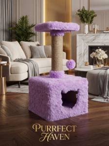 ต้นไม้แมวคุณภาพสูง Amistar Caramel Fantasy สำหรับแมวทุกขนาด - Product Image 3