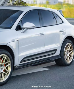 Diffuseur arrière et spoiler avant en fibre de carbone de style CMST de haute qualité, vente directe d'usine pour Macan 2022-2024 - Product Image 6