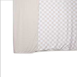 Petelulu personnalisé 50*57 pouces motif à carreaux couverture de couette pour bébé couverture en tissu de bambou doux housse de couette pour berceau 200TC literie pour bébé - Product Image 3