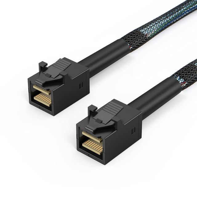 Internal Mini SAS HD SFF8643 to SFF-8643 36Pin SAS Cable Wire 50CM / 100CM