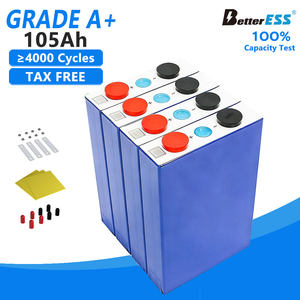 แบตเตอรี่ลิเธียมไอรอนฟอสเฟต EV LF105 LiFePO4 105Ah 100Ah แบบแท่งปริซึม <span class=keywords><strong>3.2V</strong></span> พร้อมการรับประกัน 5 ปี และ 4000 รอบการใช้งาน - Product Image 1