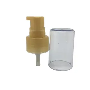 Factory Direct Out Press Shiny Gold Serum Lotion Plastic Pump For Skin Care Lotion Cream 20/410 24/410 Wholesaler/Supplier