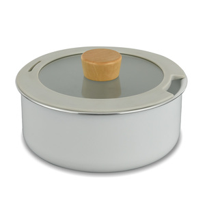 Cool Gray <span class=keywords><strong>Cooking</strong></span> Pot Set Utensilios de cocina antiadherentes Mango extraíble La cocina es sencilla y fácil de almacenar - Product Image 5
