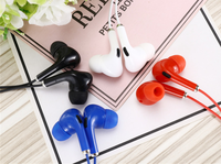 Harga Pabrik KY83 Earphone Kabel Headphone Universal Di Telinga dengan Mic Stereo Headset Olahraga dengan Colokan 3.5Mm