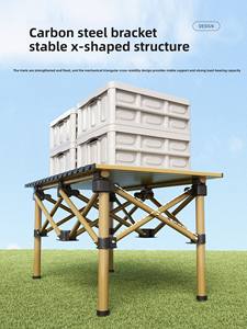 Table pliante extérieure Portable combinaison chaise pique-nique oeuf rouleau Barbecue marché de nuit décrochage pour le <span class=keywords><strong>Camping</strong></span> - Product Image 5