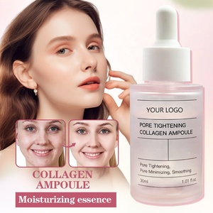 Sérum et Crème Visage au Collagène Coréen - Arbutine Squalane Acide Mandélique pour Soin Anti-Âge, Éclaircissant et Réducteur de Pores, OEM - Product Image 2