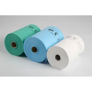White Mop Cover 225 Pre Cut Every 102 Cm For Floor Cleaning With Virgin Polypropylene Non Woven Fabric - Product Image 2