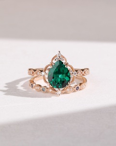 Anillo de Oro con Diamante Cultivado en Laboratorio Certificado por IGI, Corte Excelente, Diseño Único, Anillo de Compromiso y Boda para Mujer, Oro de 14K Premium - Product Image 5