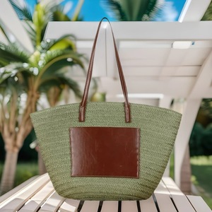 Borsa a Tracolla Intrecciata di Alta Gamma per Donna, Grande Capacità, Ideale per Spiaggia e Vacanze, Portatile ed Elegante - Product Image 2