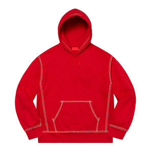 <span class=keywords><strong>Felpa</strong></span> con cappuccio Kapuze <span class=keywords><strong>oversize</strong></span> con cuciture a contrasto-Pullover Streetwear blu scuro, rosso, <span class=keywords><strong>Beige</strong></span>, nero, kaki-Casual - Product Image 5