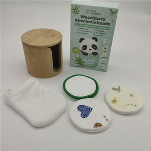 Cotons démaquillants réutilisables, 12 pièces, tampons de maquillage en coton biologique - Product Image 3