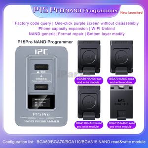 Iparts I2C P15 Pro Ai dfu โปรแกรมเมอร์เพื่ออ่านและเขียนหน้าจอสีม่วง NAND Flash HDD สำหรับ <span class=keywords><strong>iPhone</strong></span> <span class=keywords><strong>6S</strong></span>-15 PRO MAX BGA315 BGA60 BGA70 BGA110 - Product Image 2