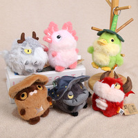Porte-clés en peluche dinosaure de dessin animé mignon, pendentif dragon, breloque de sac en peluche, cadeau d'anniversaire, vente en gros, personnalisé