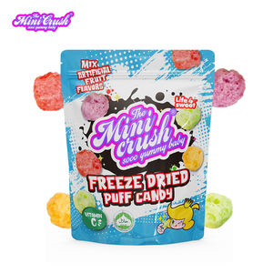 Venta al por mayor a granel Gummi Sweet <span class=keywords><strong>Gummy</strong></span> Candy liofilizado <span class=keywords><strong>Halal</strong></span> vitamina C sabor a fruta empaquetado en bolsas - Product Image 2