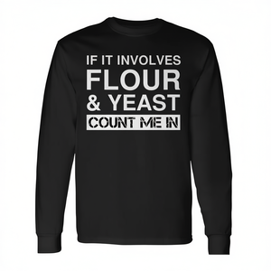 T-shirt à manches longues pour la fabrication du pain à la farine et à la levure - Product Image 2